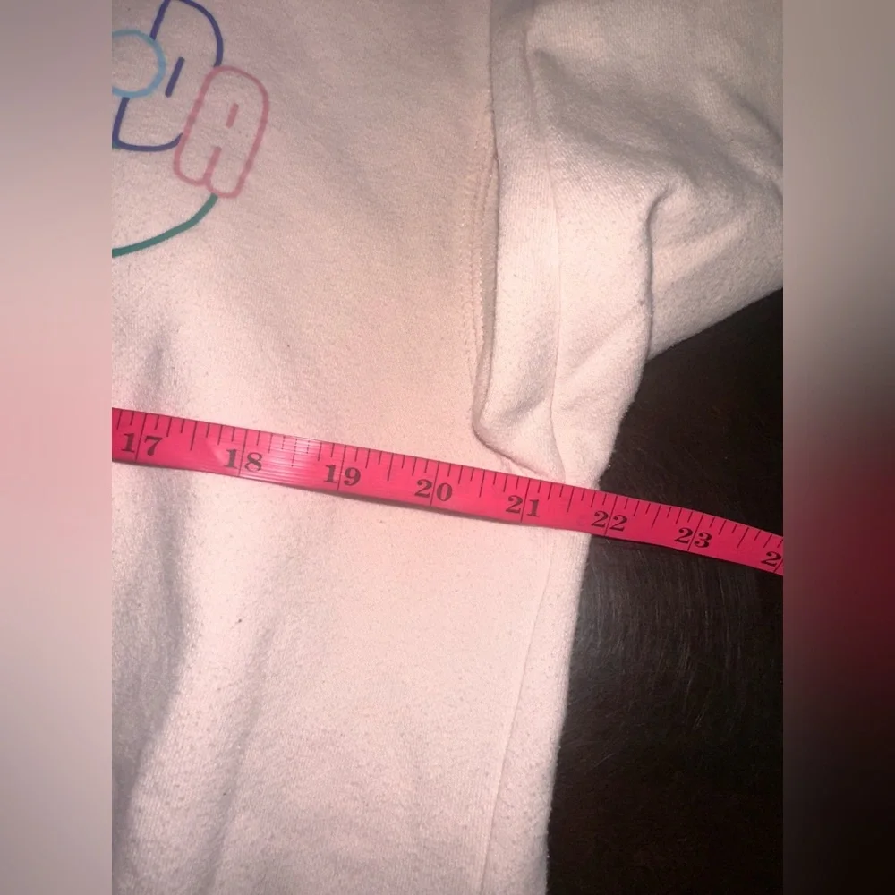 Adidas Size Medium‎ Men's Light Pink Logo Hoodie